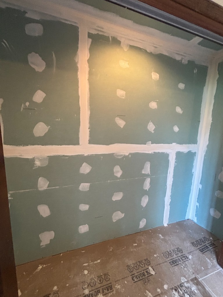 Interior drywall work