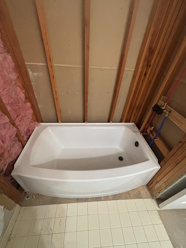 Bathtub installation
