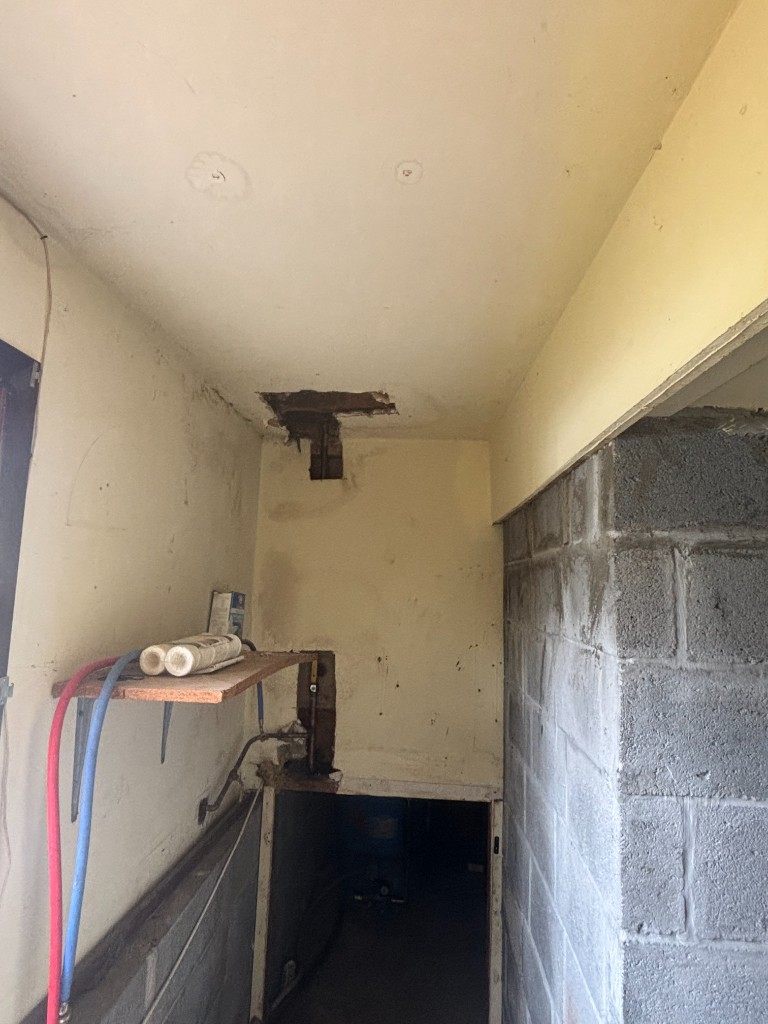 Utility plumbing rough-in