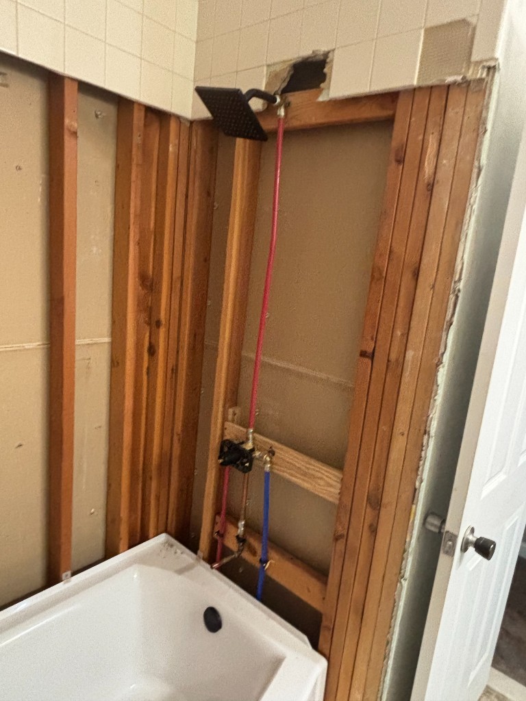 Shower rough-in